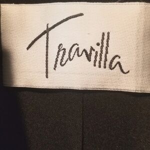 TRAVILLA WOMEN'S SUIT  BLACK WITH SKIRT SIZE (6)